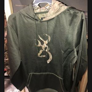 Browning Realtree Camo Mens Green Marsh Sweatshirt